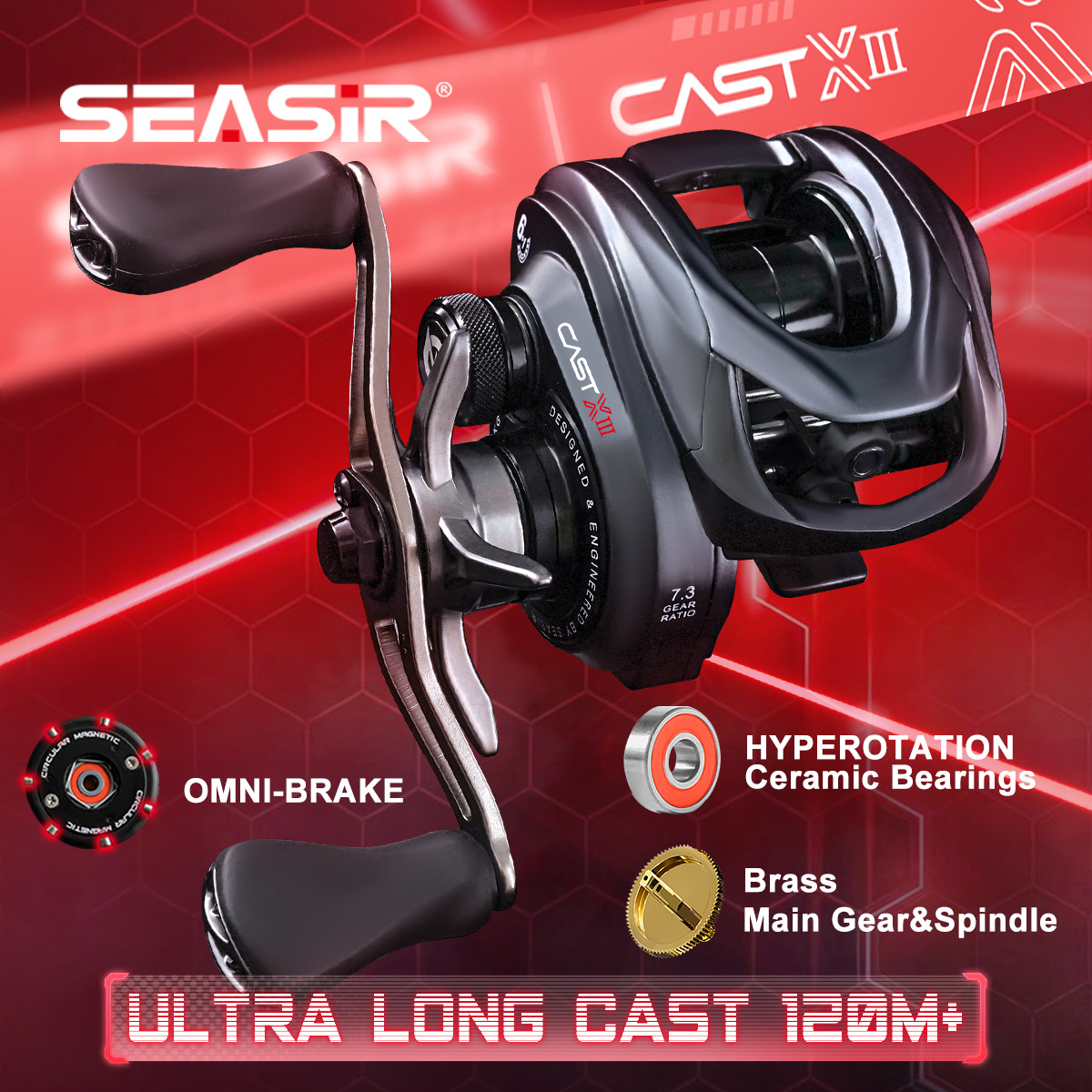 SEASIR CAST-X3 Baitcasting Ree - đánh giá và giá Abu Garcia Reel Max