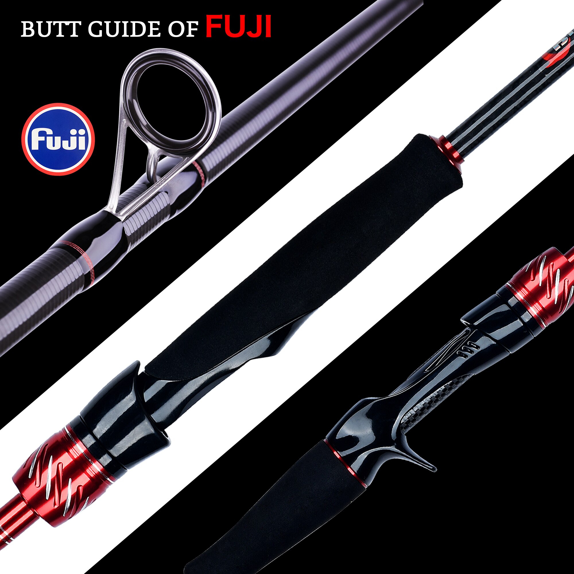 Biutifu du lịch quay đúc Fuji  - đánh giá và giá Fishing Rod Surf
