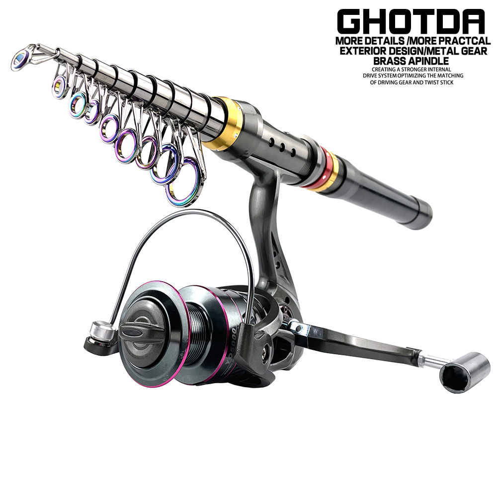 1.8-3.6M Sợi Carbon Câu Cá Cần - đánh giá và giá Fishing Rod Surf