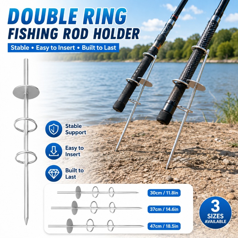 Double Ring Fishing Rod Holder - đánh giá và giá Fishing Rod Surf