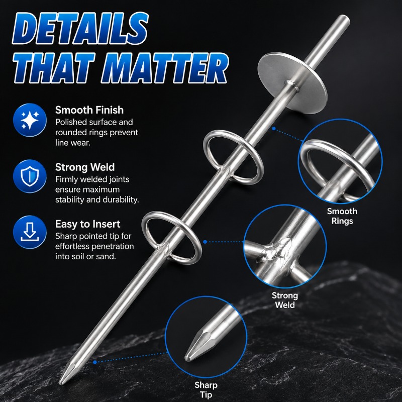 Double Ring Fishing Rod Holder - đánh giá và giá Fishing Rod Surf